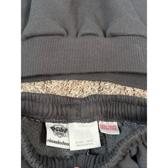 zara kids toddler paw patrol matching set jogger sweatpants/sweatshirt gray 4T - Picture 5 of 9